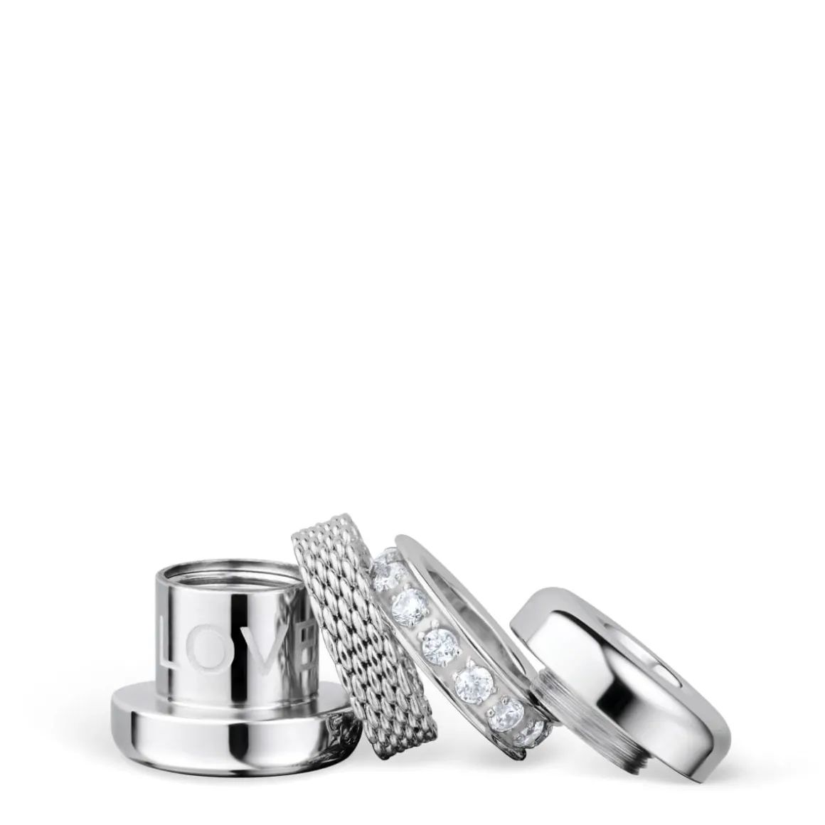 Arctic Symphony | polished silver | Love-3