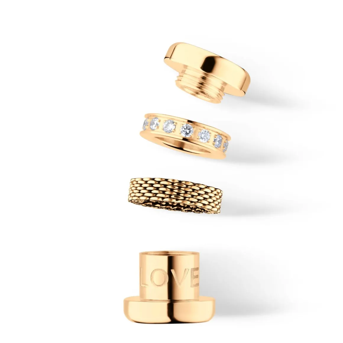 Arctic Symphony | polished gold | Love-7