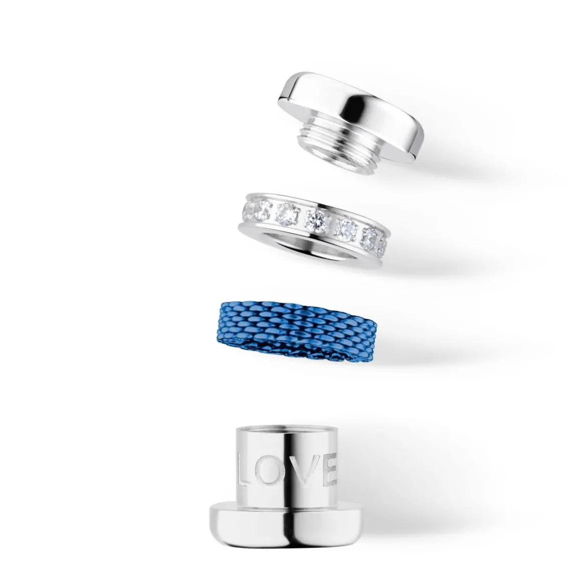 Arctic Symphony | polished silver | Love-4