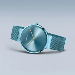 Classic | polished/brushed blue | 14539-388
