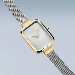Petite Square | polished/brushed gold | 14520-010