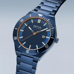 Solar | polished/brushed blue | 14443-797