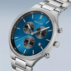Titan Chrono | brushed silver | 11743-707